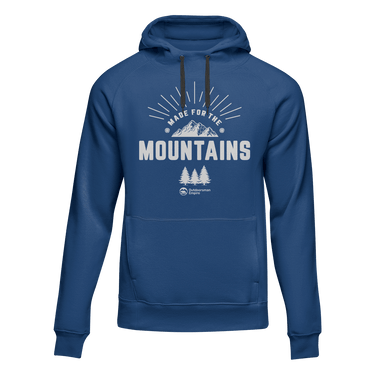 Made For The Mountains Adult Fleece Hooded Sweatshirt
